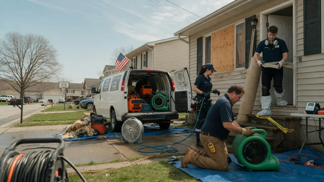 Water Damage Restoration in Timblin, PA near me